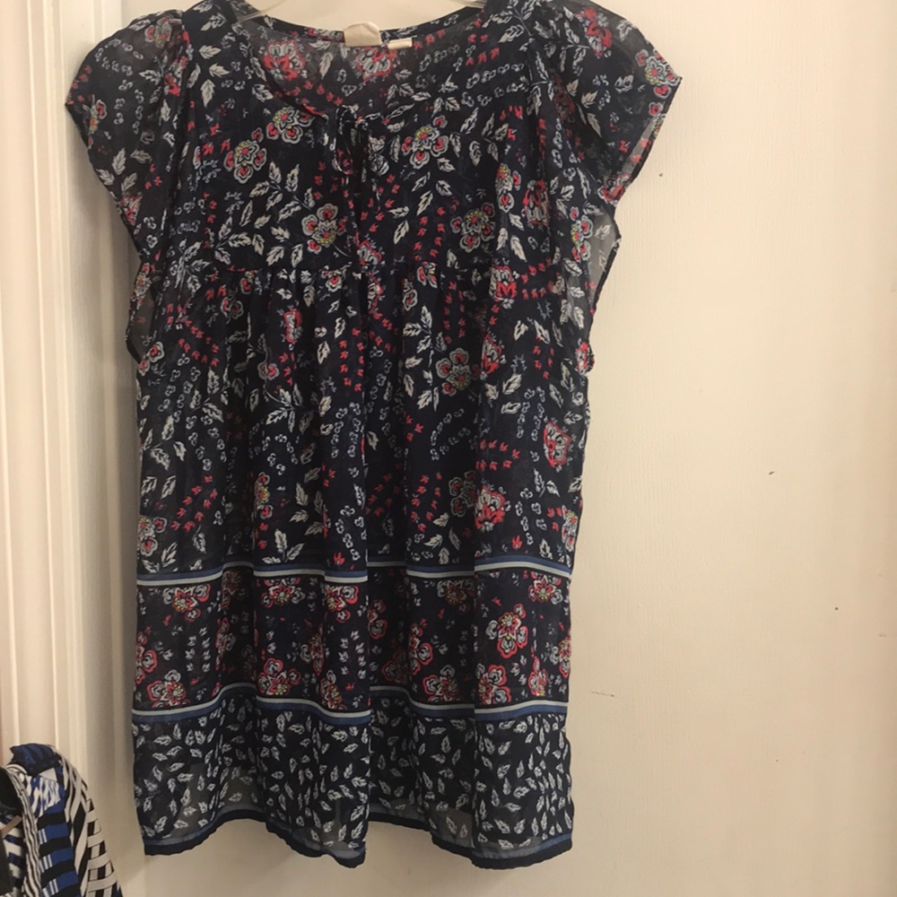 Flower Print Blouse